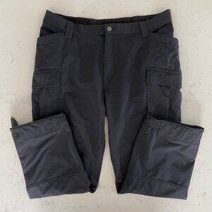 Duluth Trading Co. Casual Multi Pocket Nylon Blend Cargo Pants Black Sz 38 x 30